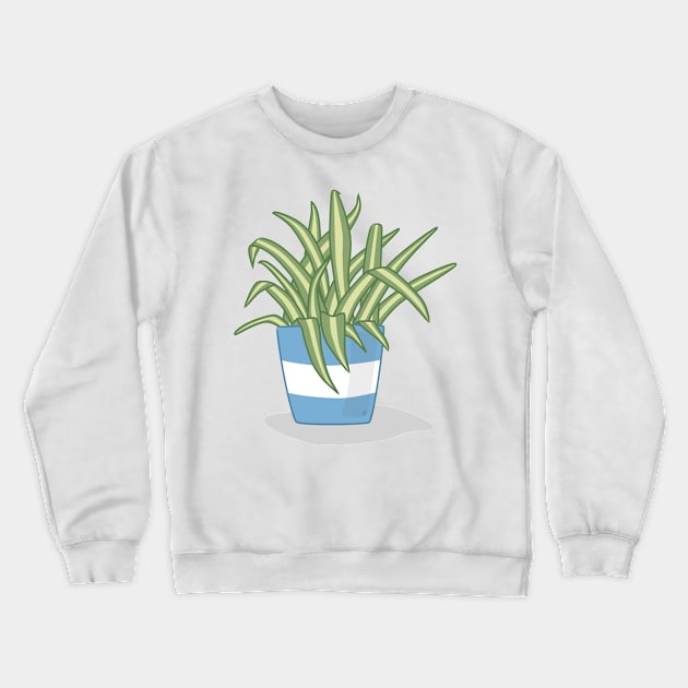 Spider Plant Crewneck Sweatshirt by yanatibear